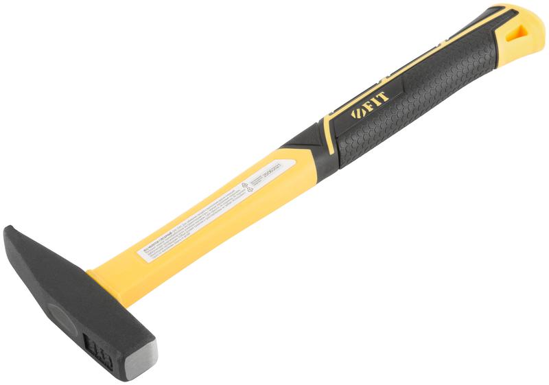 Молоток кованый Профи 200г фибергласовая усилен. ручка FIT 44332