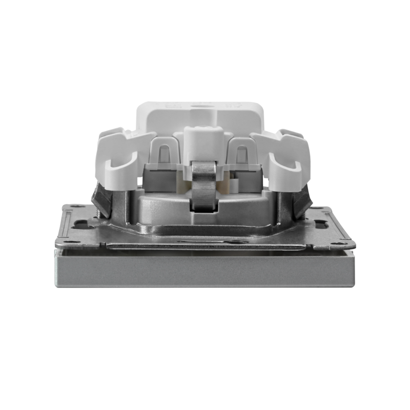 Розетка ArtGallery 16А с заземл. механизм алюм. SE GAL000343