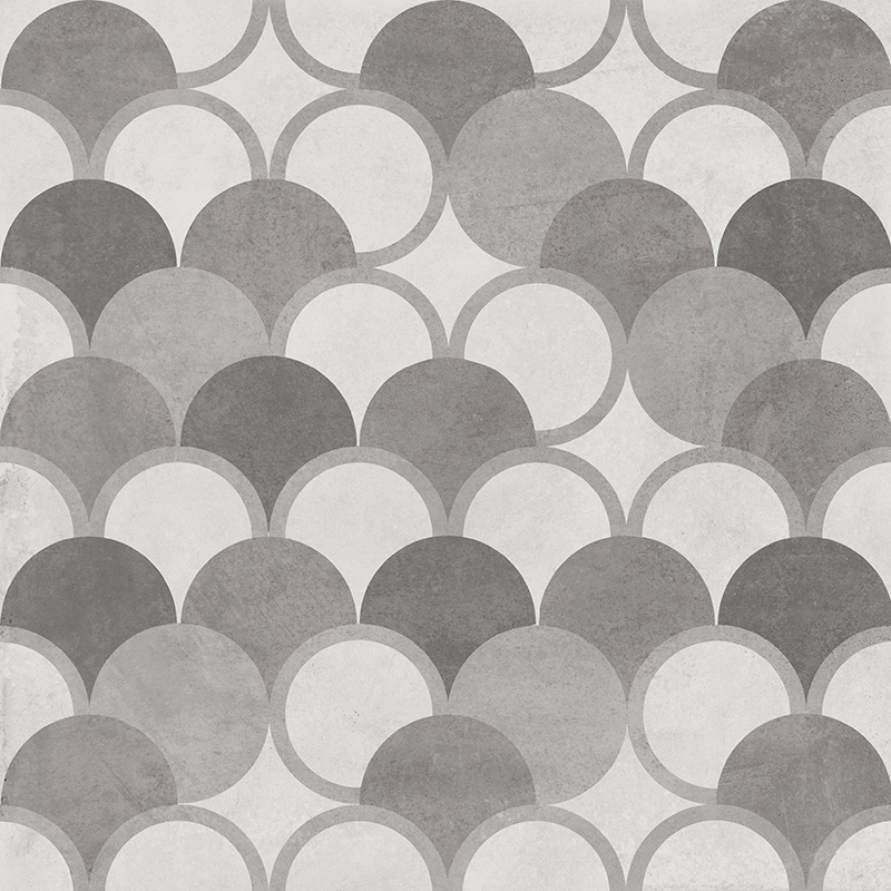 Керамогранит Карнаби-стрит орнамент серый 20х20, SG1576N