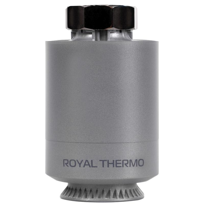 Термостат радиаторный электронный Smart Heat серебр. Royal Thermo НС-1402606