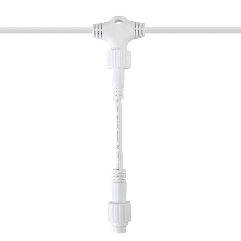 Разветвитель-шина для уличных гирлянд Professional (1 вход 5 выходов) расстояние 100см бел. ПВХ Neon-Night 315-409