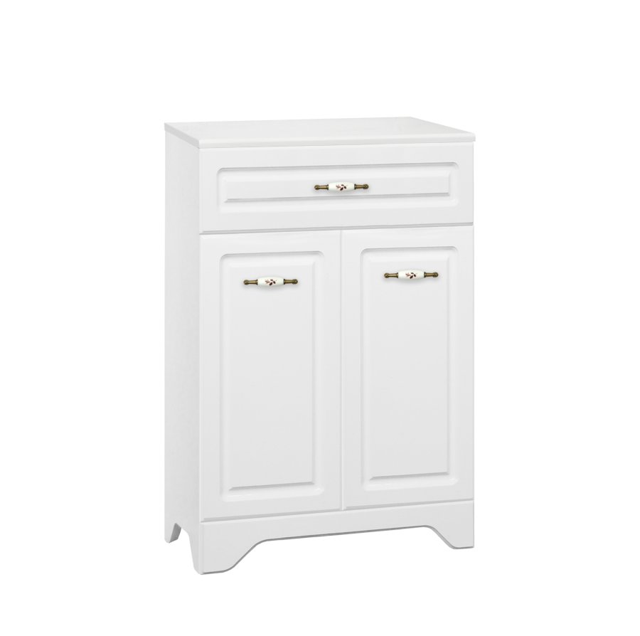 Комод "Олеандр-2 600" (1 ящ.), Люкс белый