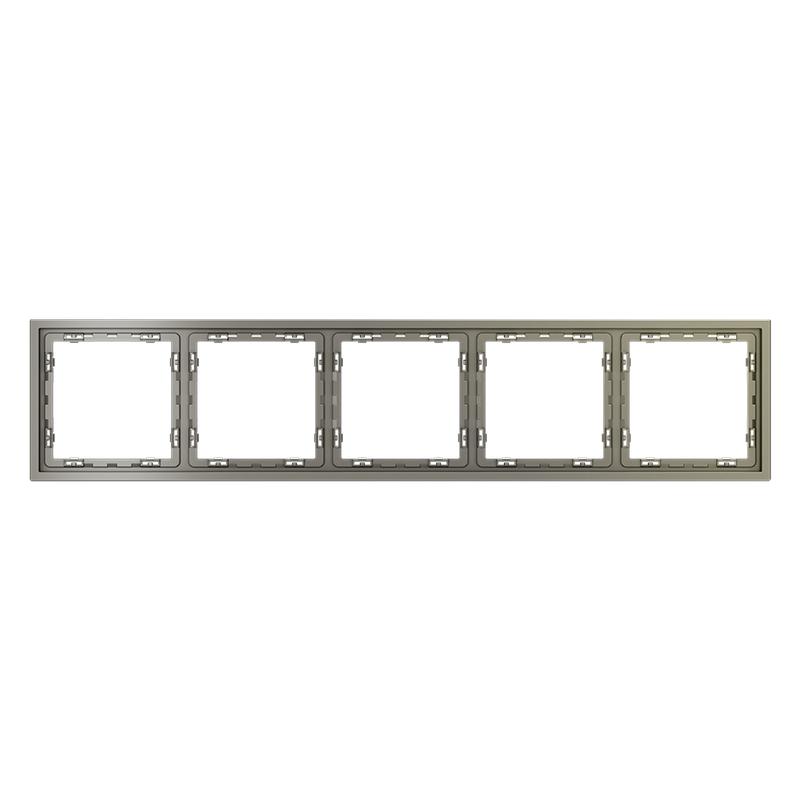 Рамка 5-м S70 пластик. шелк Voltum VLS100504