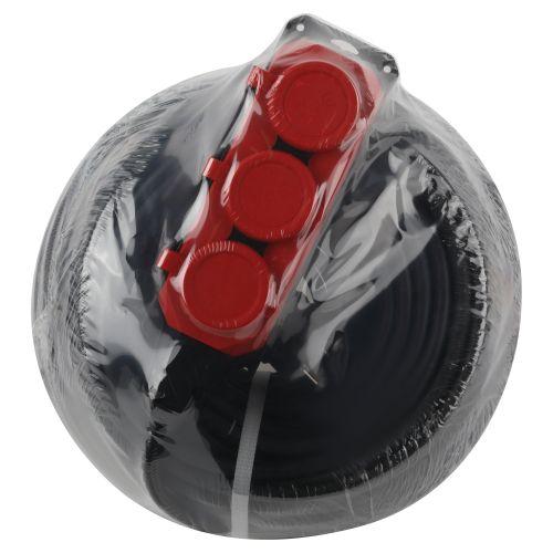 Удлинитель 3х40м с заземл. IP44 UK-3e-3x1.5-40m-IP44(KG) каучук КГ 3х1.5 Эра Б0057583