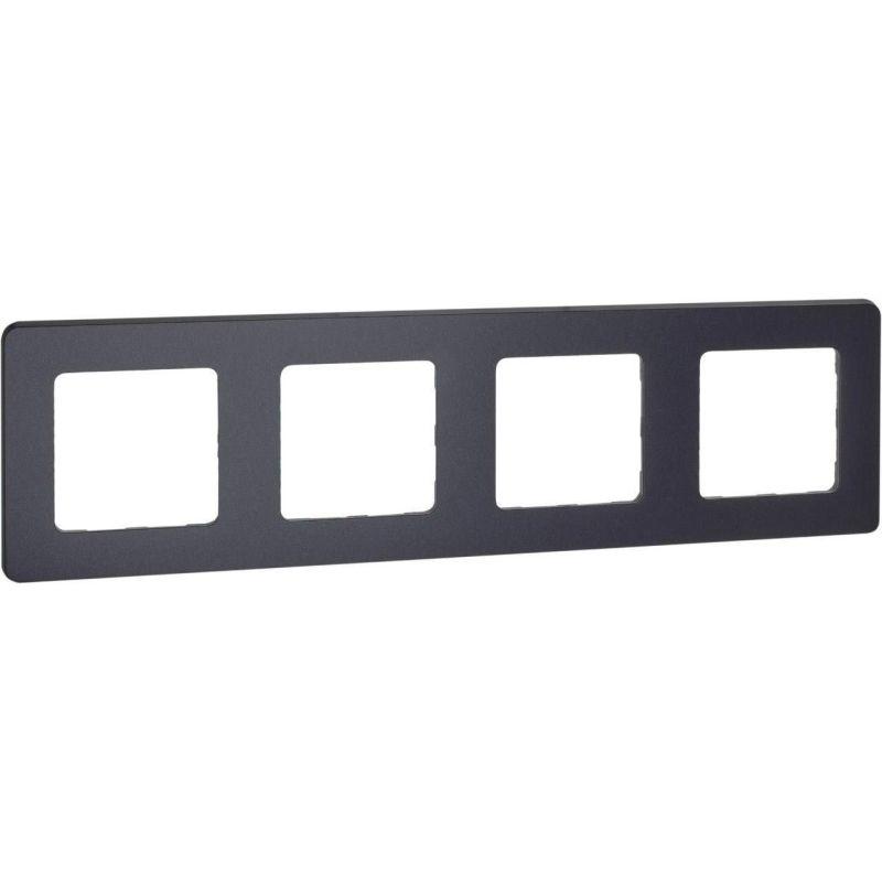 Рамка 4-м Inspiria антрацит IEK 673963