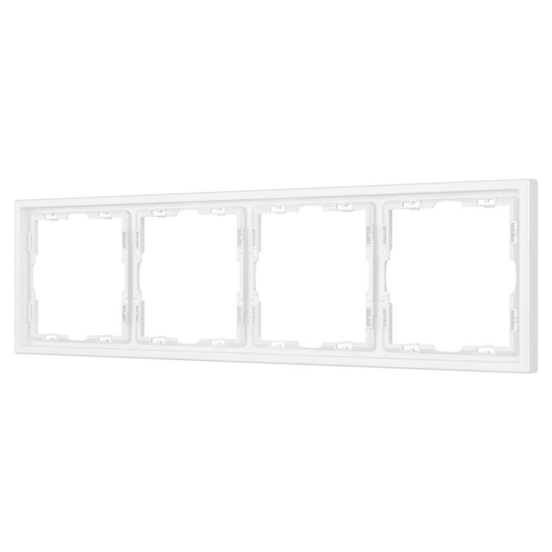Рамка пластиковая FRM-NOBE-SFPL-4-WH Arlight 054223