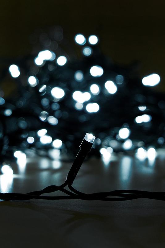 Гирлянда "Нить" LD100C-GW 100LED бел. 10м 8 режимов IP44 SHLights 4690601052902