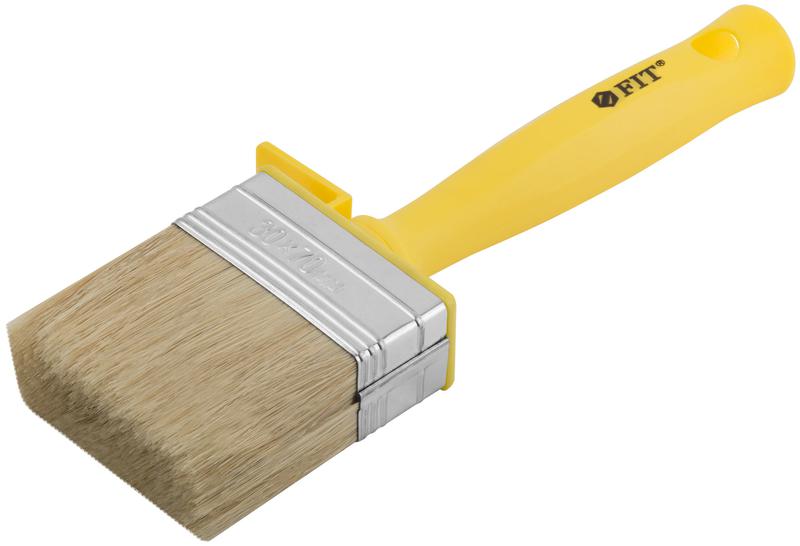 Макловица натуральная светлая щетина пластиковый корпус полая ручка "мини" 30х70мм FIT 01641