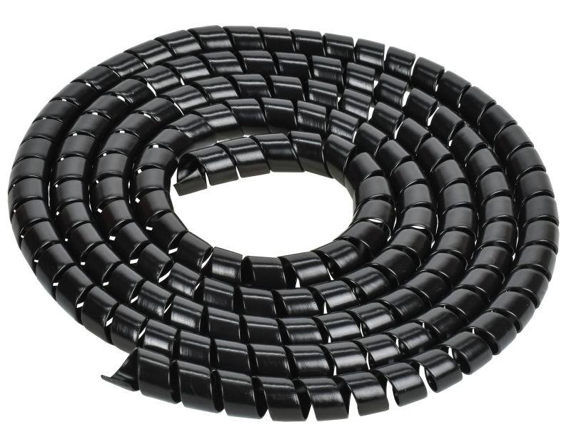 Спираль монтажная СП-16 черн. (уп.2м) IEK USWB1-16-02-K02