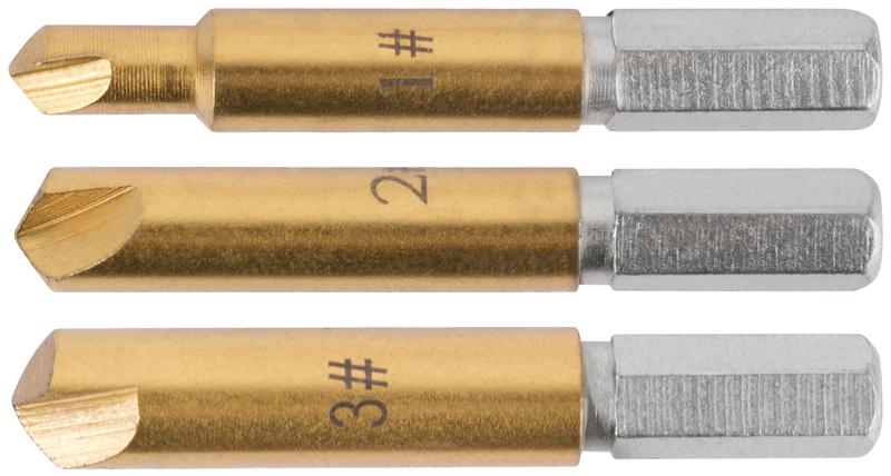 Набор экстракторов профи быстрорежущая HSS сталь 3шт FIT 36453