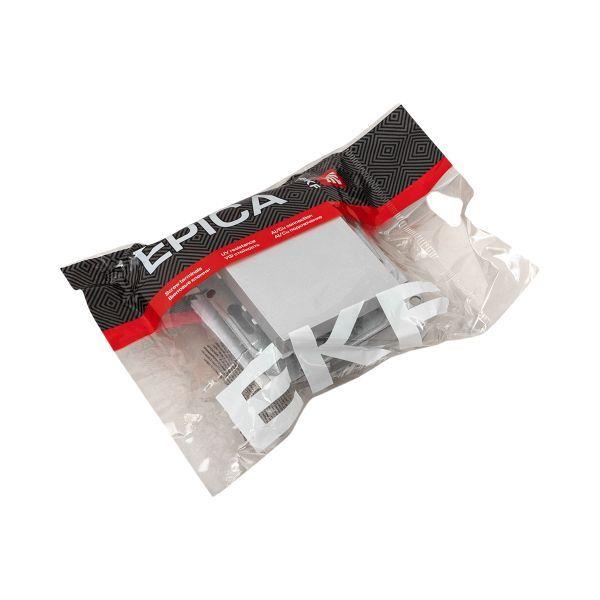 Выключатель кнопочный 1-кл. СП Эпика механизм алюм. EKF UP1-SWA-13