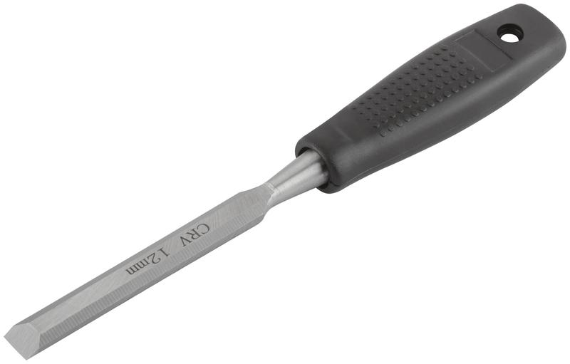 Стамеска CrV с пластиковой ручкой 12мм FIT 43112