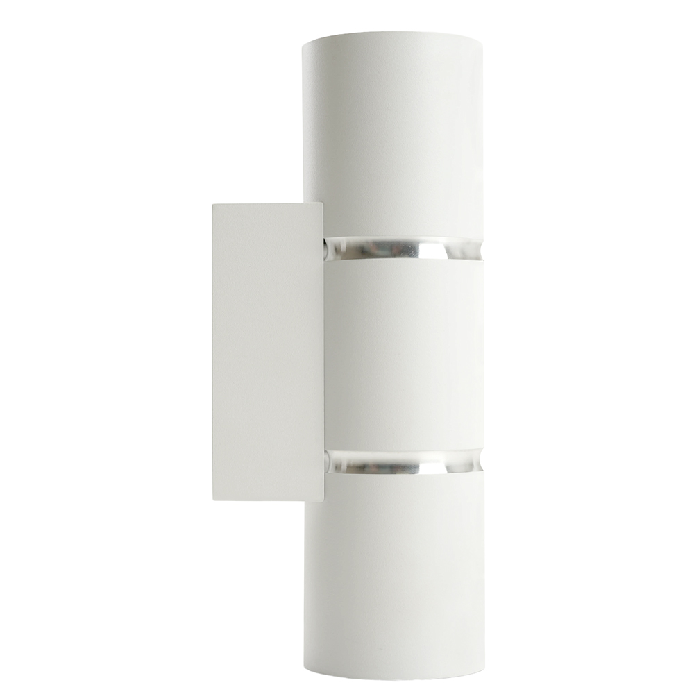 Светильник ДБО 2хGU10 вверх/вниз без ламп белый хром