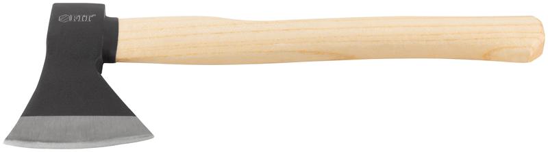 Топор 600г деревянная полированная ручка; кованая усилен. сталь FIT 46136