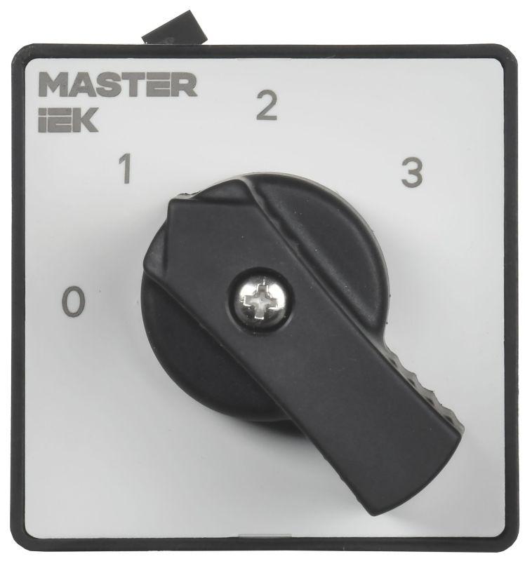 Переключатель кулачковый 10А (сх. 108) стандартная рукоятка IEK MI-CS10-010-108
