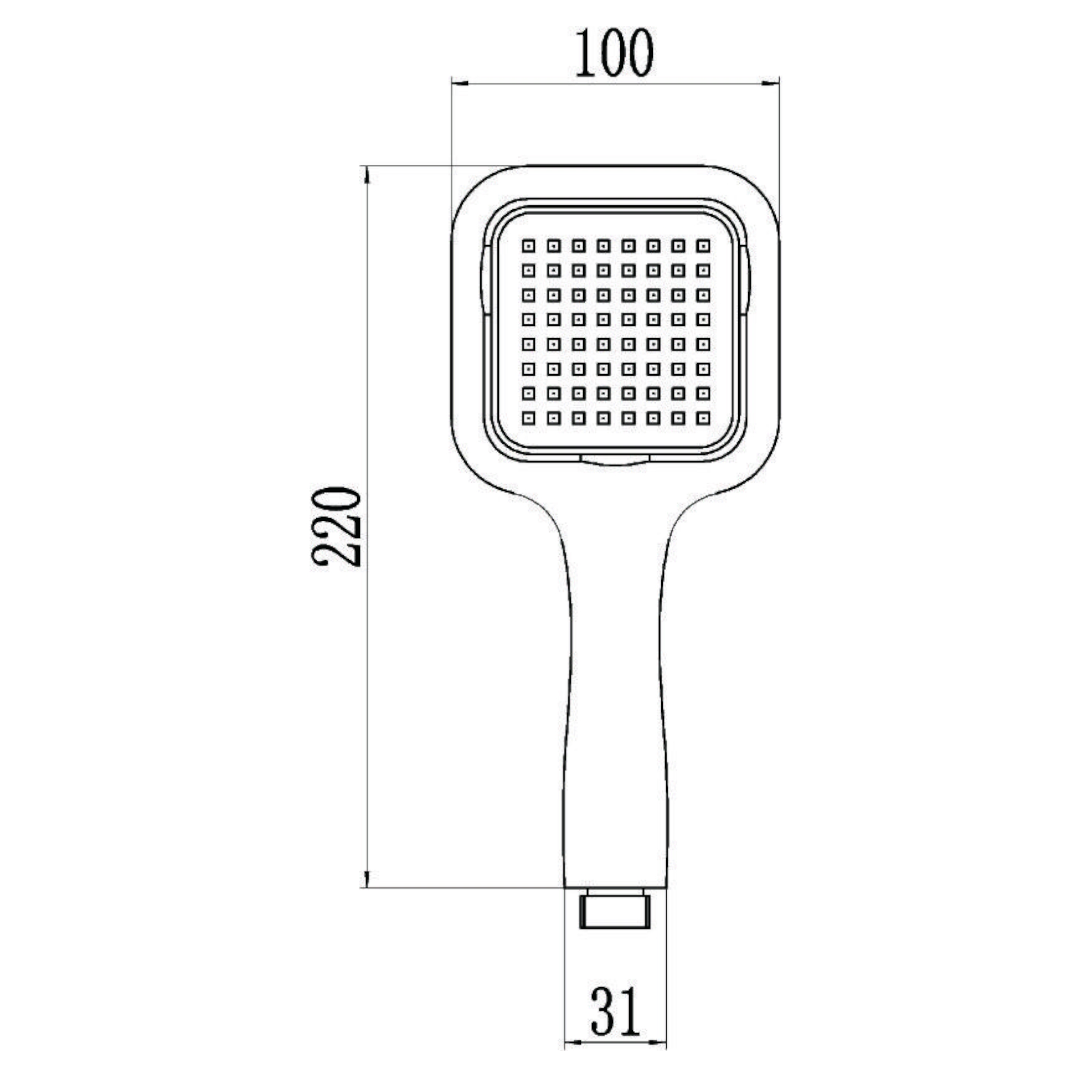 Душевая лейка Savol S-OP1017, хром