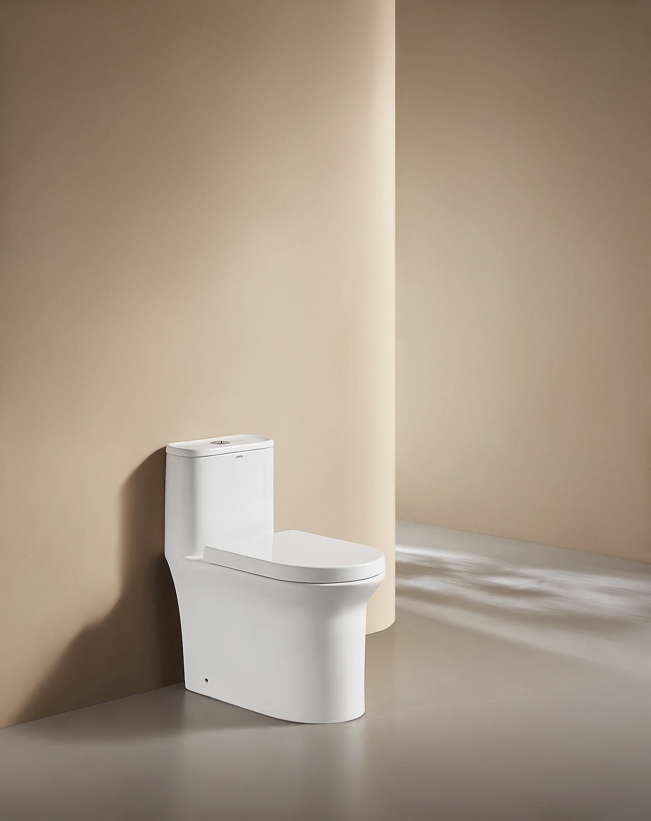 Унитаз наполньный монолитный ARROW AB1802H, безободковый, белый