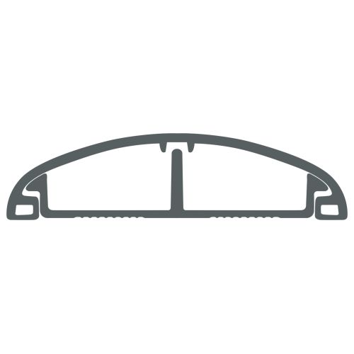 Кабель-канал 50х12 L2000 напольный сер. RAL 7046 ЭРА Б0064436