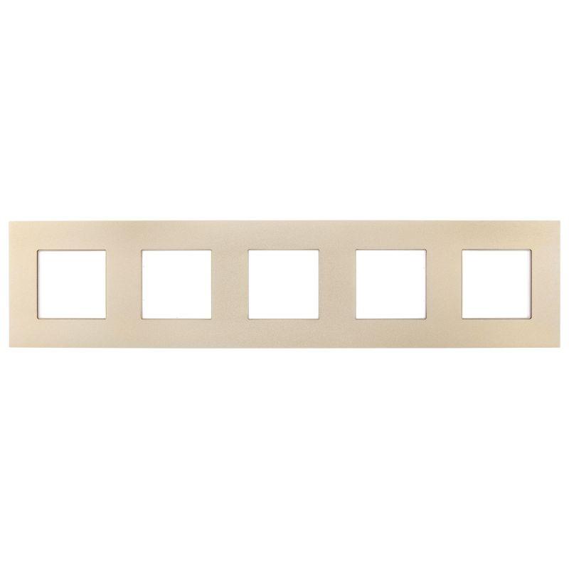 Рамка 5-м SKANDY SK-F35Sh металл шампань IEK SK-M52-M-K37