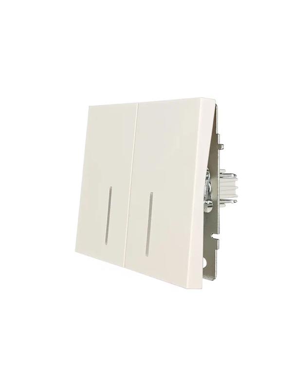 Выключатель 2-кл. с индик. СП ZIMA IP20 10А безвинт. зажим слон. кость LEZARD 704-9088-112QC