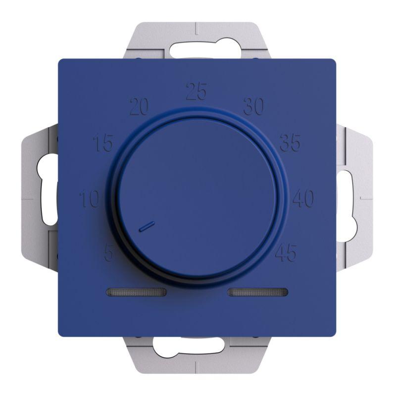 Термостат теплого пола электронный AtlasDesign 10А с датчиком механизм аквамарин SE ATN001135