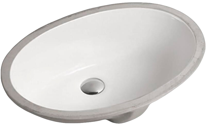 Раковина Gid Yj839 71154 встраиваемая снизу белая 56x42x19