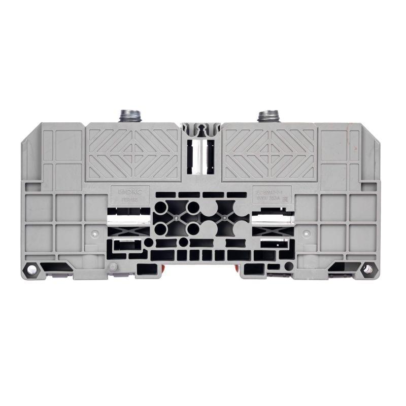 Клемма проходная болтовой зажим 2 точки подключения 185кв.мм сер. DKC FER-185