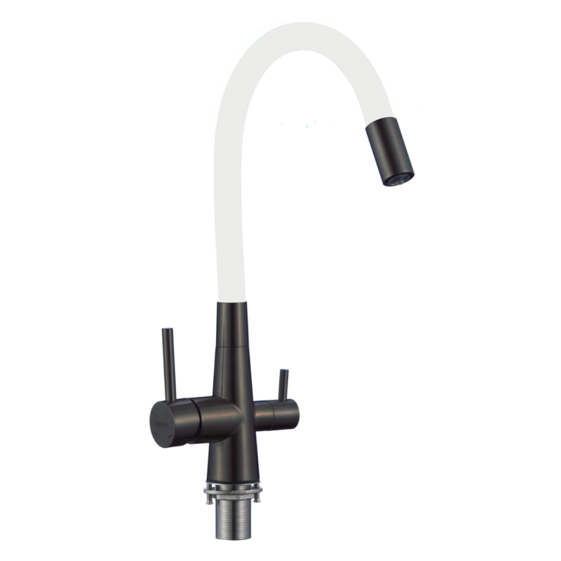 Смеситель для кухни с подключением к фильтру Fmark FS1062-H02, черный