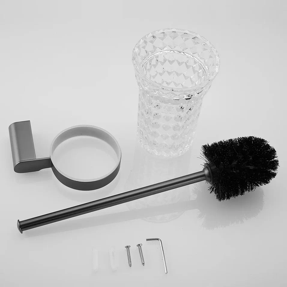 Ершик для унитаза Rose RG1700T, пепельный