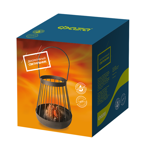 Светильник светодиодный камин пламя фонарь FL-H17