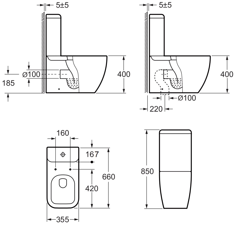 Сливной бачок Allen Brau Infinity 4.21002.20 белый глянец