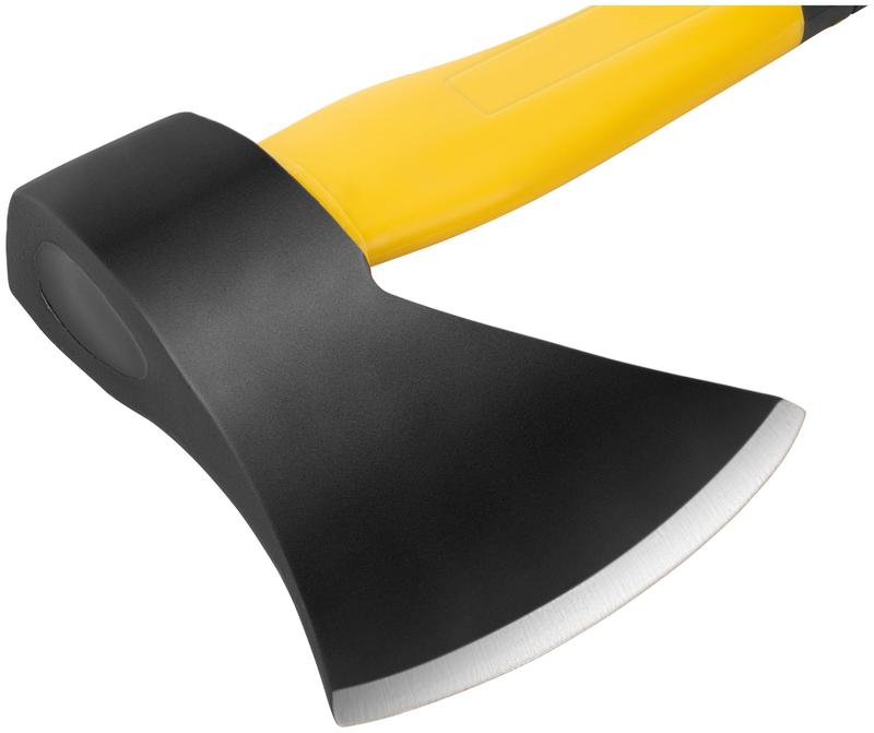 Топор 1000г усилен. фибергласовая ручка; кованая усилен. сталь FIT 46233