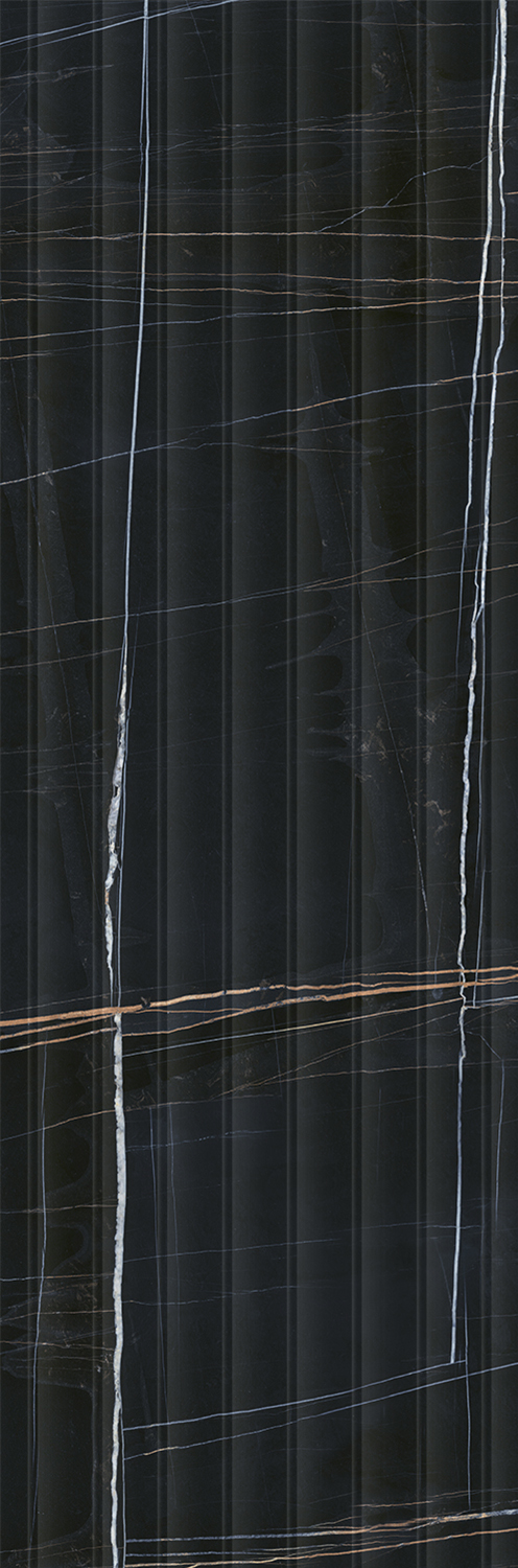 Плитка Греппи черный структура 40х120, 14035R