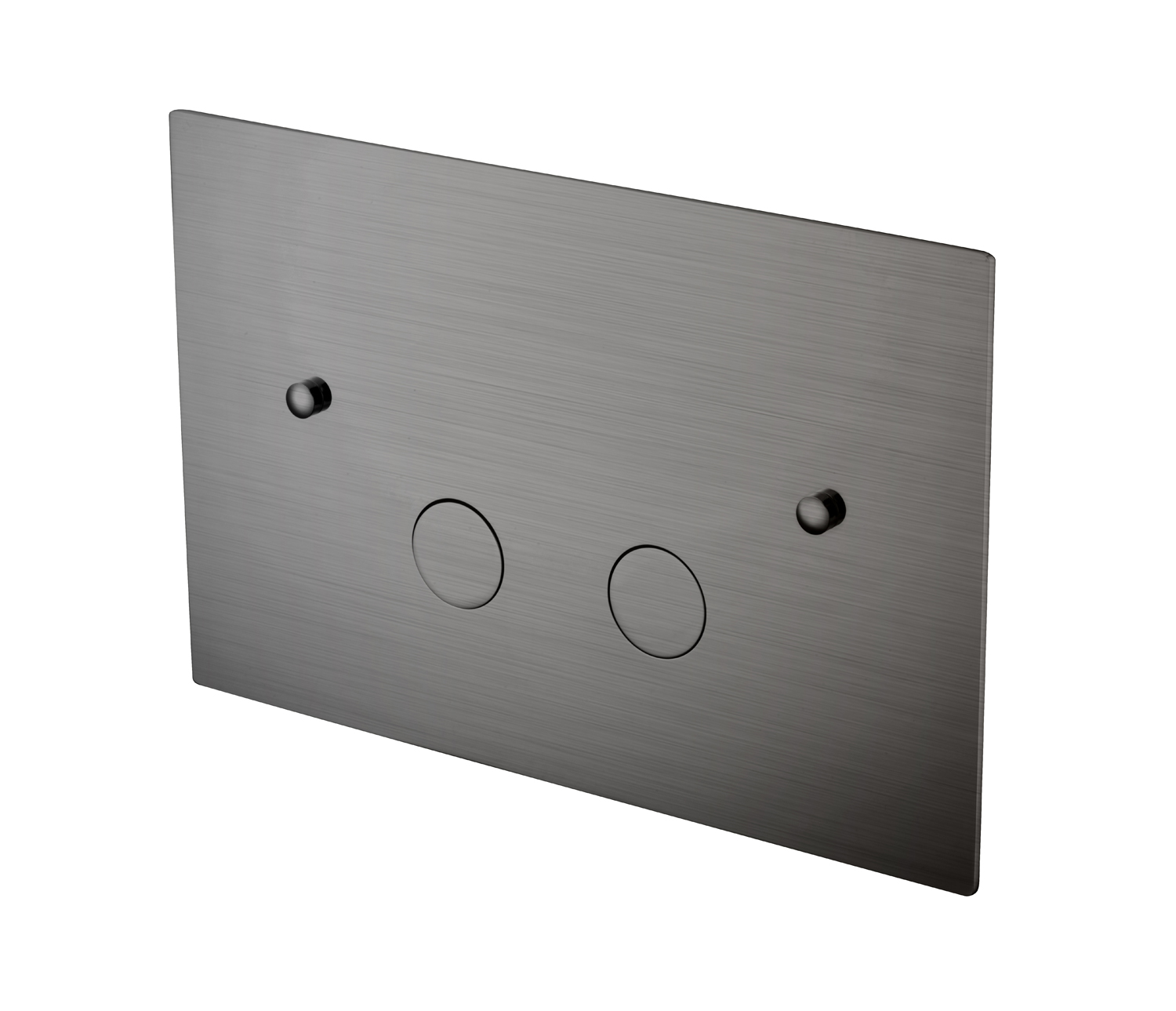 Кнопка для инсталляции латунь SHINE GUN METAL ультраплоская