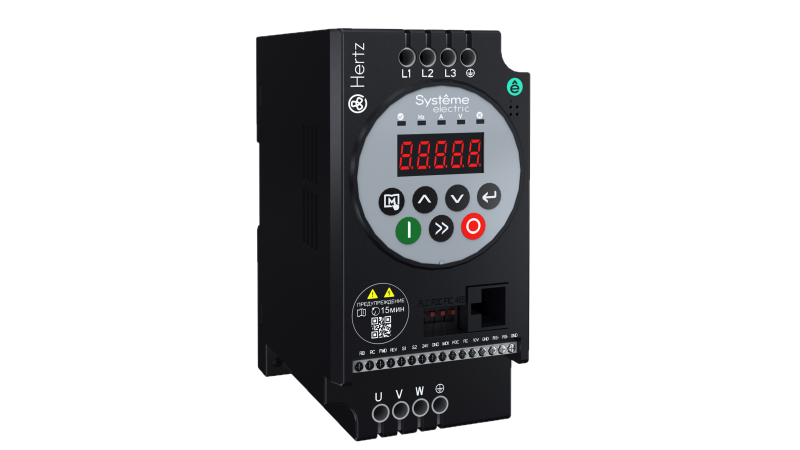 Преобразователь частоты STV050 0.75кВт 380В ЭМС С3 + LED панель оператора + SVPM SE STV050U07N4-SVPM