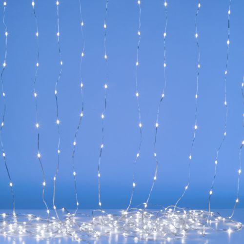 Гирлянда светодиодная "Занавес водопад" 3х2.8м 280LED холод. бел. IP20 ENIN-300WD Эра Б0060419