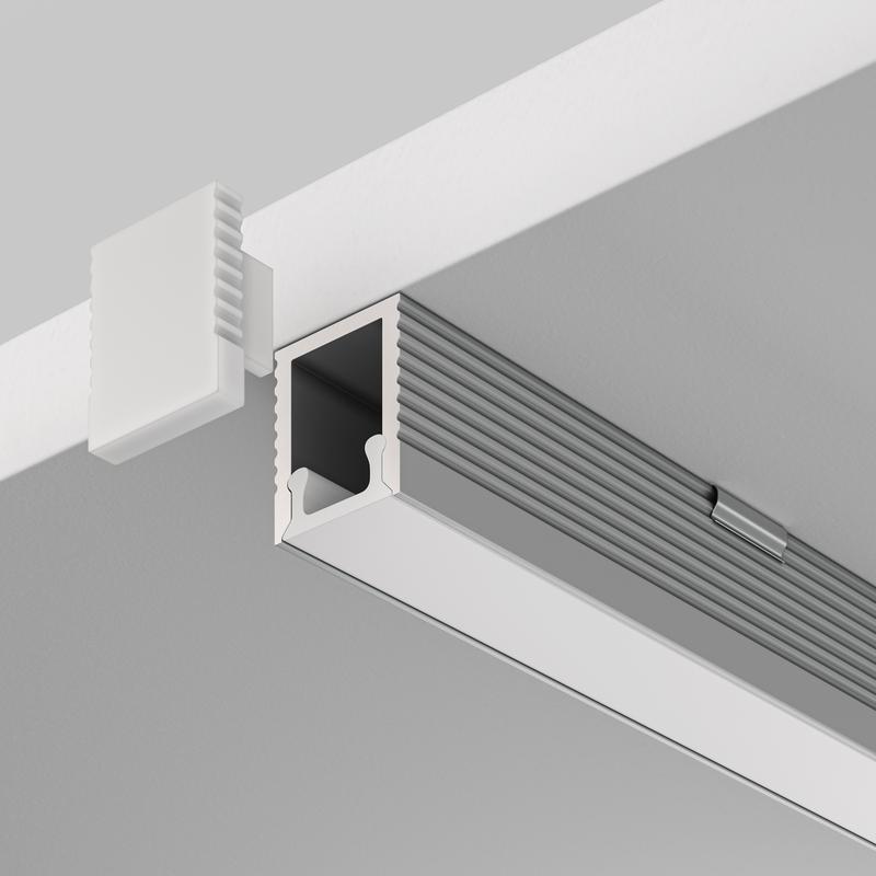 Профиль накладной 08х09 алюм. Maytoni ALM-0809-S-2M