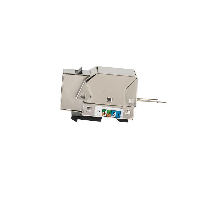 Модуль Keystone Jack RJ-45(8P8C) FTP экранир. кат.6 тип 90град. PRO Rexant 02-0272