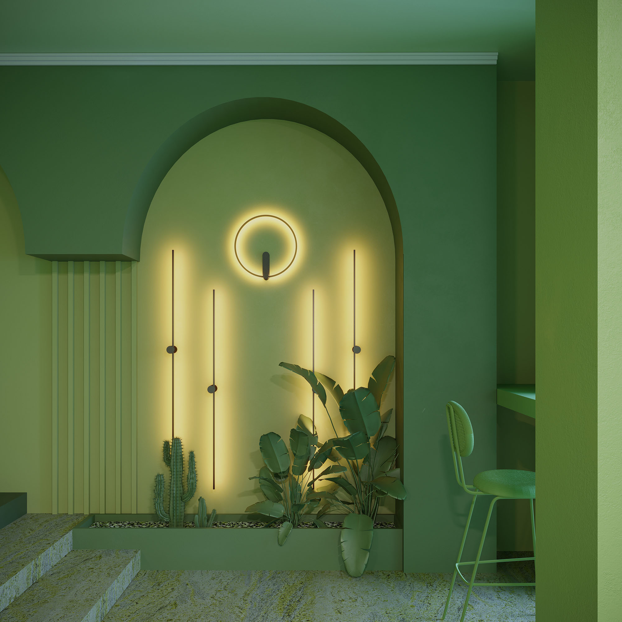 Светильник SP-VINCI-M-S1200x55-12W Warm3000 (BK, 110 deg, 230V) (, IP20 Металл, 3 года)