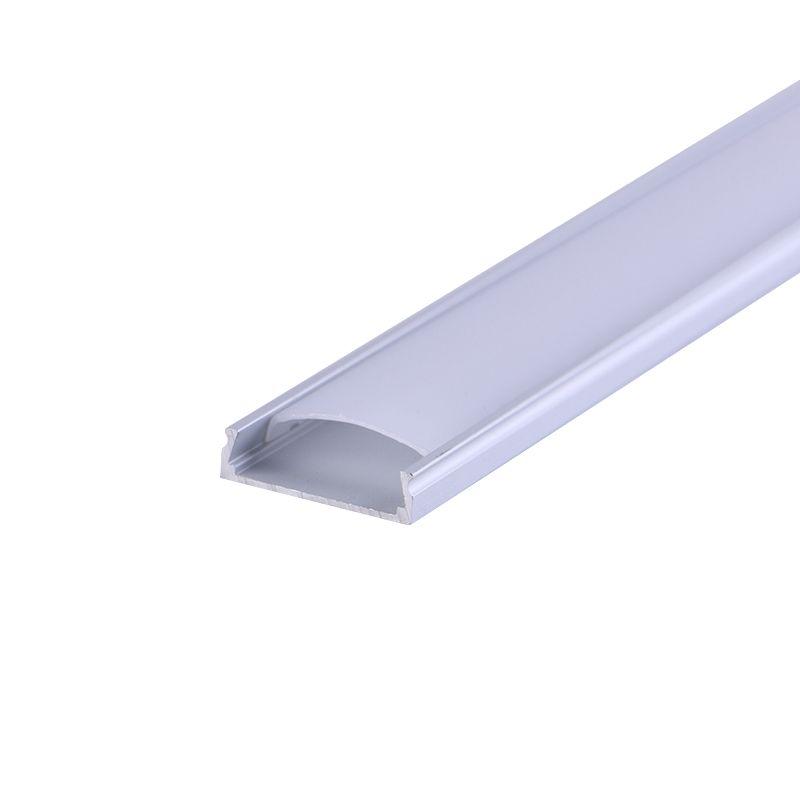 Комплект врезного алюм. профиля с рассеив. 24х6мм 1м Rexant 146-403-1