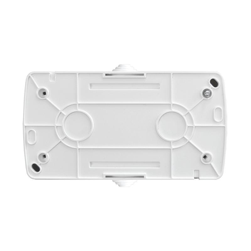 Розетка 2-м ОП Клио 16А IP44 с заземл. бел. UNIVersal К2231