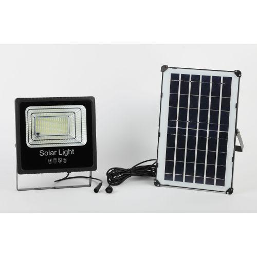 Прожектор светодиодный 100Вт 5000К 1200лм IP65 уличный с датчиком движения солнечная батарея ПДУ Эра Б0049547