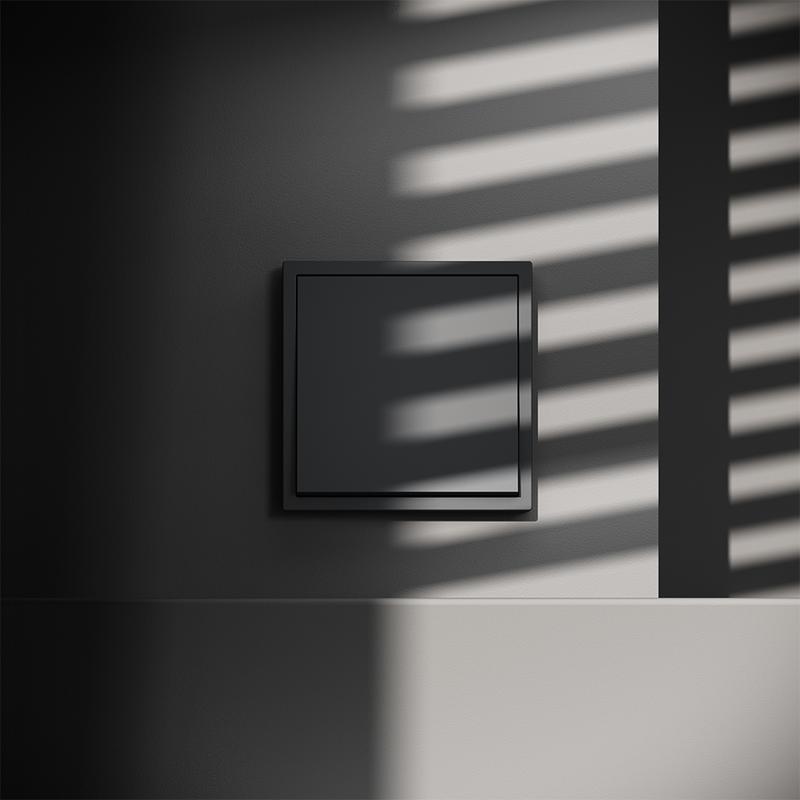 Переключатель перекрестный 1-кл. СП S70 механизм графит Voltum VLS010507