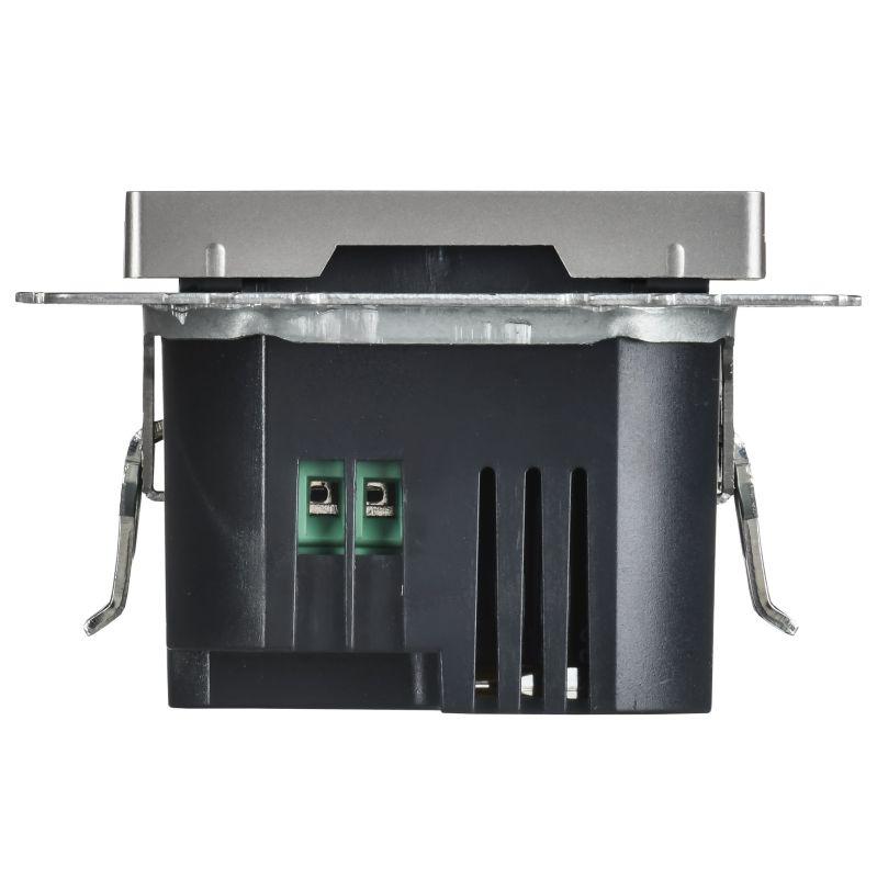 Розетка СП BRITE РЮ12-1-БрС USB C 65Вт высокоскор. заряд. сталь IEK BR-U13-065-K46