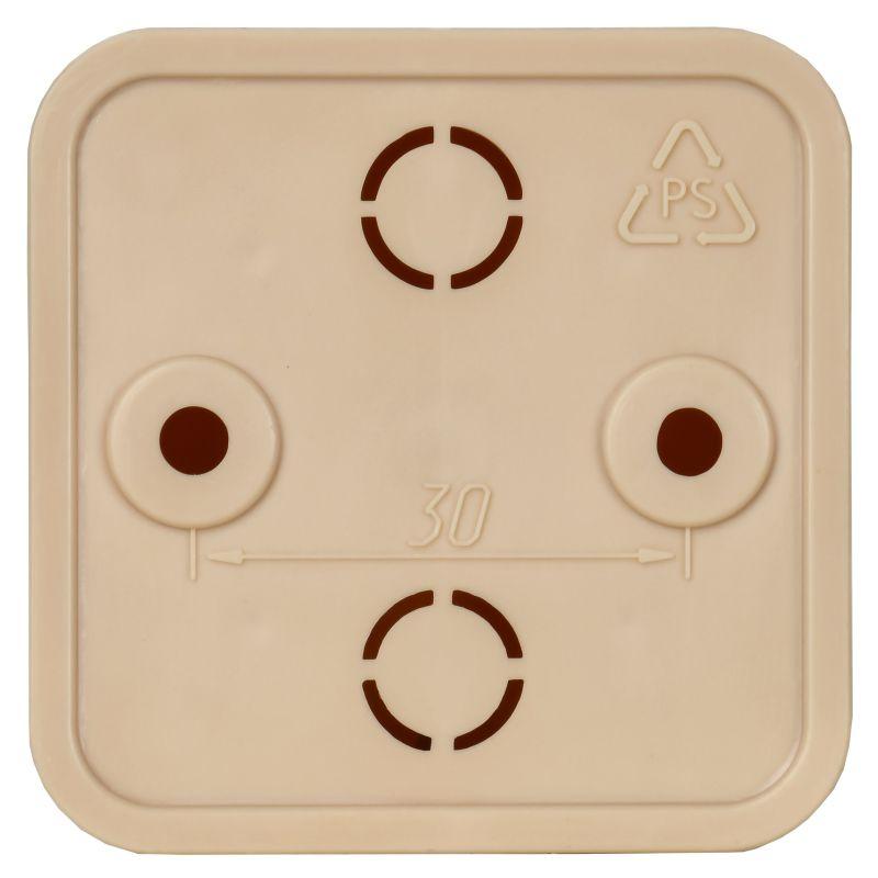 Коробка распаячная ОП 50х50х20 IP20 КМ41206-04 (4 клем. 3кв.мм) сосна IEK UKO10-050-050-020-K34