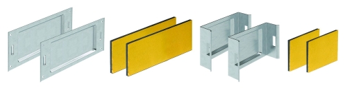 Комплект для обеспечения степени защиты IP44 в    местах соединения секций лотков 80х80