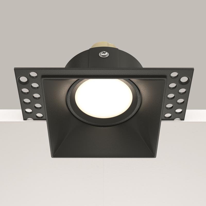Светильник Dot 10Вт GU10 встраив. Maytoni DL042-01-SQ-B