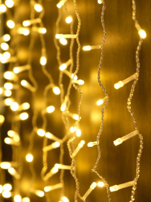 Гирлянда "Занавес-водопад" LDCL300C-WW 300 теплых бел. светодиодов 1.5х2.2м внутр. SHLights 4690601047380