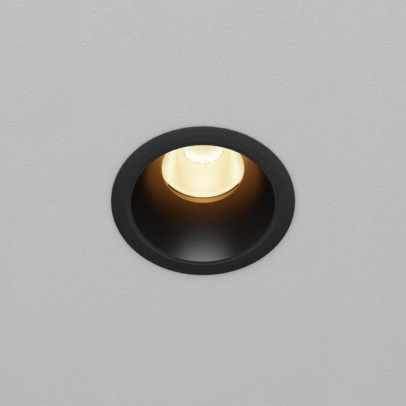 Светильник Dip 2700К 10Вт 50град. встраив. Maytoni DL115-10W-2.7K-B
