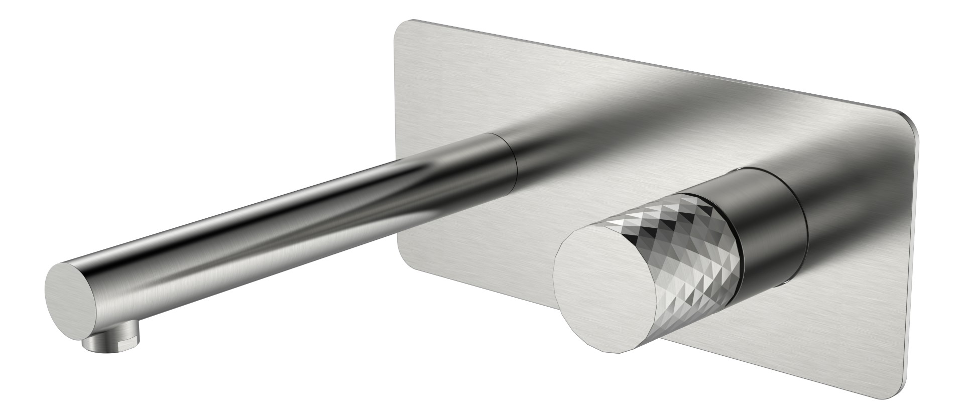 Смеситель STICK из стены Nikel Brush DIAMOND